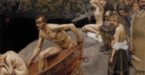 Река Туонела. Эскиз фрески для мавзолея Юзелиуса