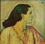 Женский портрет в профиль