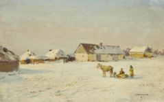 Зимний солнечный день. Село Никольское
