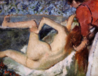 Ванна или женщина, вид со спины