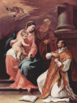 Святое семейство и святой Игнатий Лойола