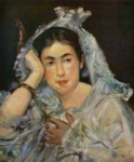 Портрет Маргериты де Конфлан в головной накидке