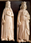 Жизаны с гробниц Жанны д'Эвре и Карла IV