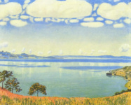 Вид Женевского озера с Шебре