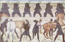 Выступление частей из йенских студентов во время освободительной войны 1813 года