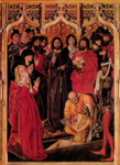 Воскрешение Лазаря, алтарный триптих, центральная часть
