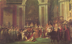 Наполеон коронует императрицу Жозефину