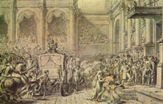 Прибытие Наполеона в ратушу