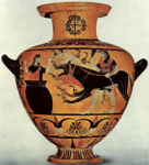 Церетанская гидрия с изображением Геракла, Кербера и Еврисфия