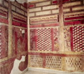 Роспись стены из дома Грифонов на Палатине. Начало II стиля