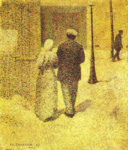 Мужчина и женшина на улице