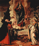 Пала ди Азоло. Вознесение Марии со свв. Антонием и Людовиком Тулузским