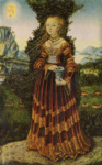 Портрет саксонской аристократки в виде Марии Магдалины
