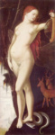 Женщина с зеркалом и змеёй (аллегория Тщеславия)