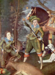 Портрет Генри Фредерика, принца Уэльского и сэра Джона Харингтона