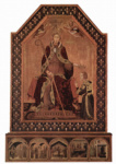 Св. Людовик Тулузский возводит своего брата Роберта Анжуйского в сан короля Неаполитанского, пределла. Сцены из жития святого