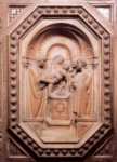 Ор Сан-Микеле. Табернакль, рельефы с изображением сцен жития Марии