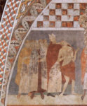 Фрески Нижней церкви Сан Франческо в Ассизи, сцена: Св. Франциск отрекается от имущества