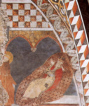 Фрески Нижней церкви Сан Франческо в Ассизи, сцена: Сон Иннокентия III