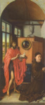 Триптих Верля, левая створка: Иоанн Креститель и донатор Генрих фон Верль
