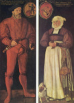 Портреты цюрихского воеводы Якоба Швитцера и его жены Эльсбет Лохман