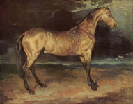 Конь во время грозы