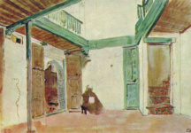 Внутренний двор марокканского дома