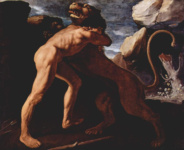 Геракл убивает Немейского льва