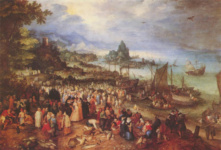 Христос проповедует на озере