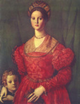 Портрет молодой женщины с сыном
