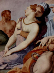 Фрески капеллы Элеоноры Толедской  в Палаццо Веккио во Флоренции. Поклонение кресту с бронзовой змеёй. Фрагмент
