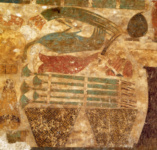Фрагмент южной стены гробницы Аменемхета (BH 2), жертвы