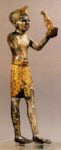 Статуэтка царя с фигуркой богини истины Маат в руке
