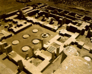 Ложный дворец Рамсеса III. Вид с юга