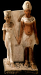 Парная статуэтка Эхнатона и Нефертити