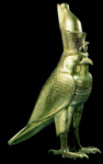 Культовая статуэтка божества в образе сокола