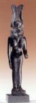 Статуэтка Хатхор в образе женщины с головой коровы