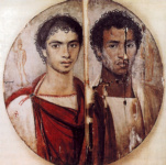 Тондо с портретами двух братьев