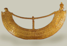 Аппликация чехла мумии в виде ожерелья «усех»