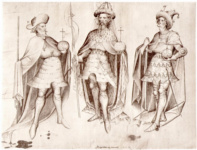Император Сигизмунд с королями Богемии и Польши