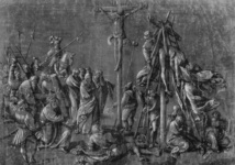 Сцены Страстей Христовых: Несение креста, Распятие и Снятие с креста