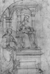 Мадонна на троне и святой Николай Толентинский