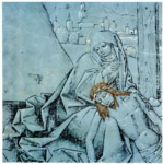 Мария с телом Христа у подножия креста