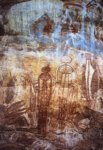 Настенная роспись в пещере национального парка Какаду