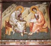 Апостол и Евангелист Иоанн с учеником Прохором