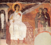 Ангел и жены-мироносицы у гроба Господня