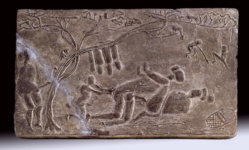Рельеф с изображением ритуальной эротической сцены