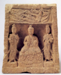 Рельеф с изображением Будды и охранителей