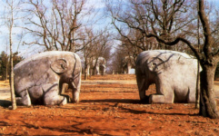 Скульптуры слонов. Аллея духов, ведущая к императорским гробницам