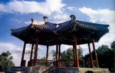 Беседка в саду. Ансамбль загородного императорского дворца Ихэюань